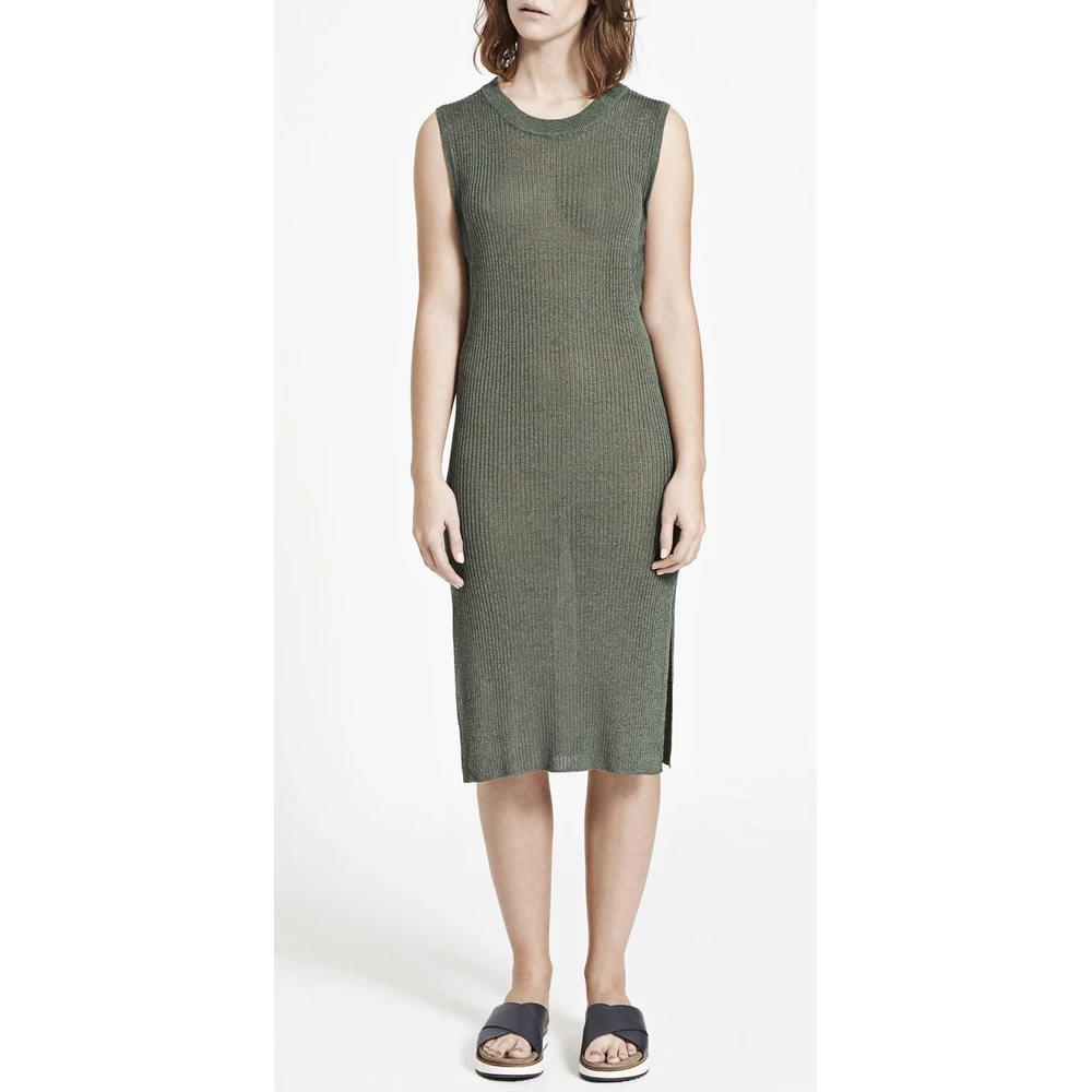 Samsøe Samsøe Dara Kjole Green 2 Samsøe Samsøe Dara Kjole Green - Bilde 2