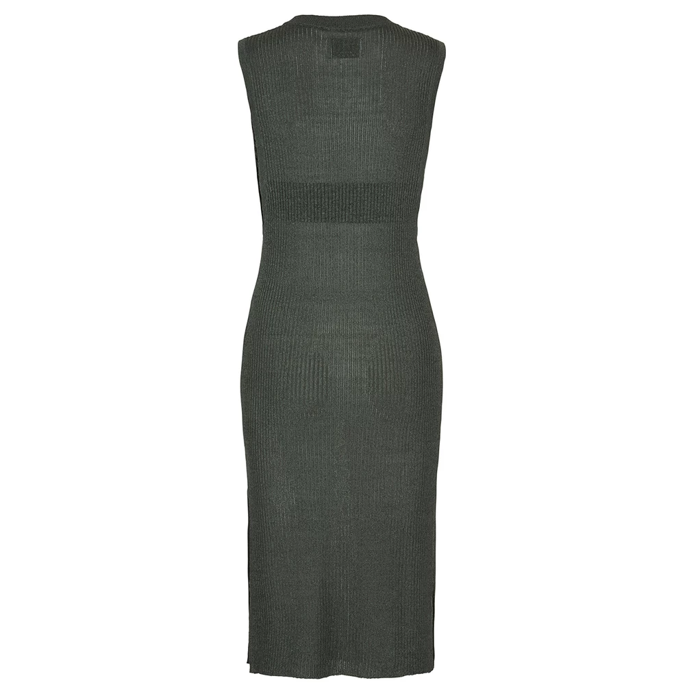 Samsøe Samsøe Dara Kjole Green 3 Samsøe Samsøe Dara Kjole Green - Bilde 3