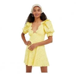 For Love & Lemons Dress Yellow