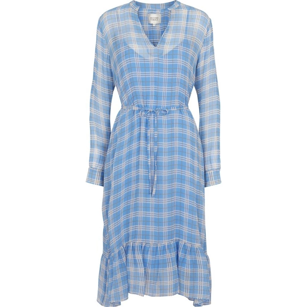 Second Female Terna Midi Dress - Little Boy Blue Blue 2 Second Female Terna Midi Dress - Little Boy Blue Blue - Bilde 2