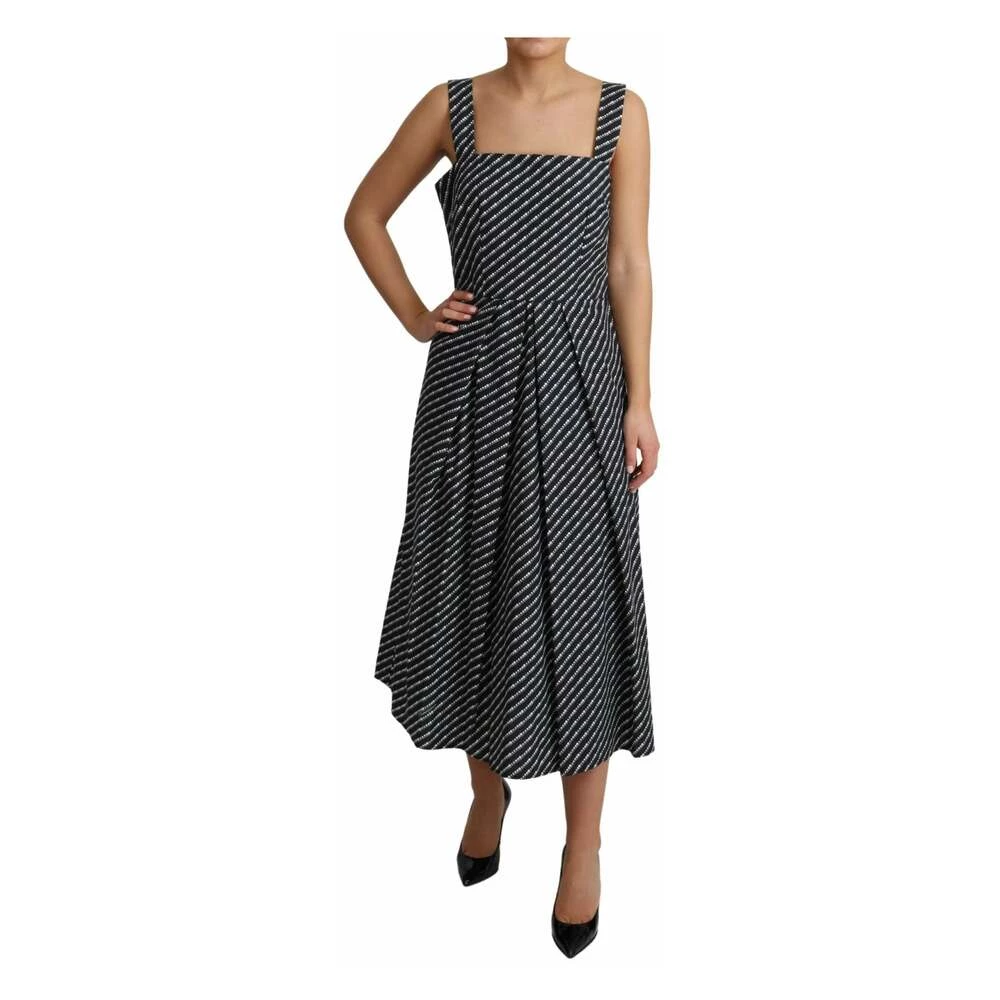 Dolce & Gabbana A-Line Gown Dress Black 3 Dolce & Gabbana A-Line Gown Dress Black - Bilde 3