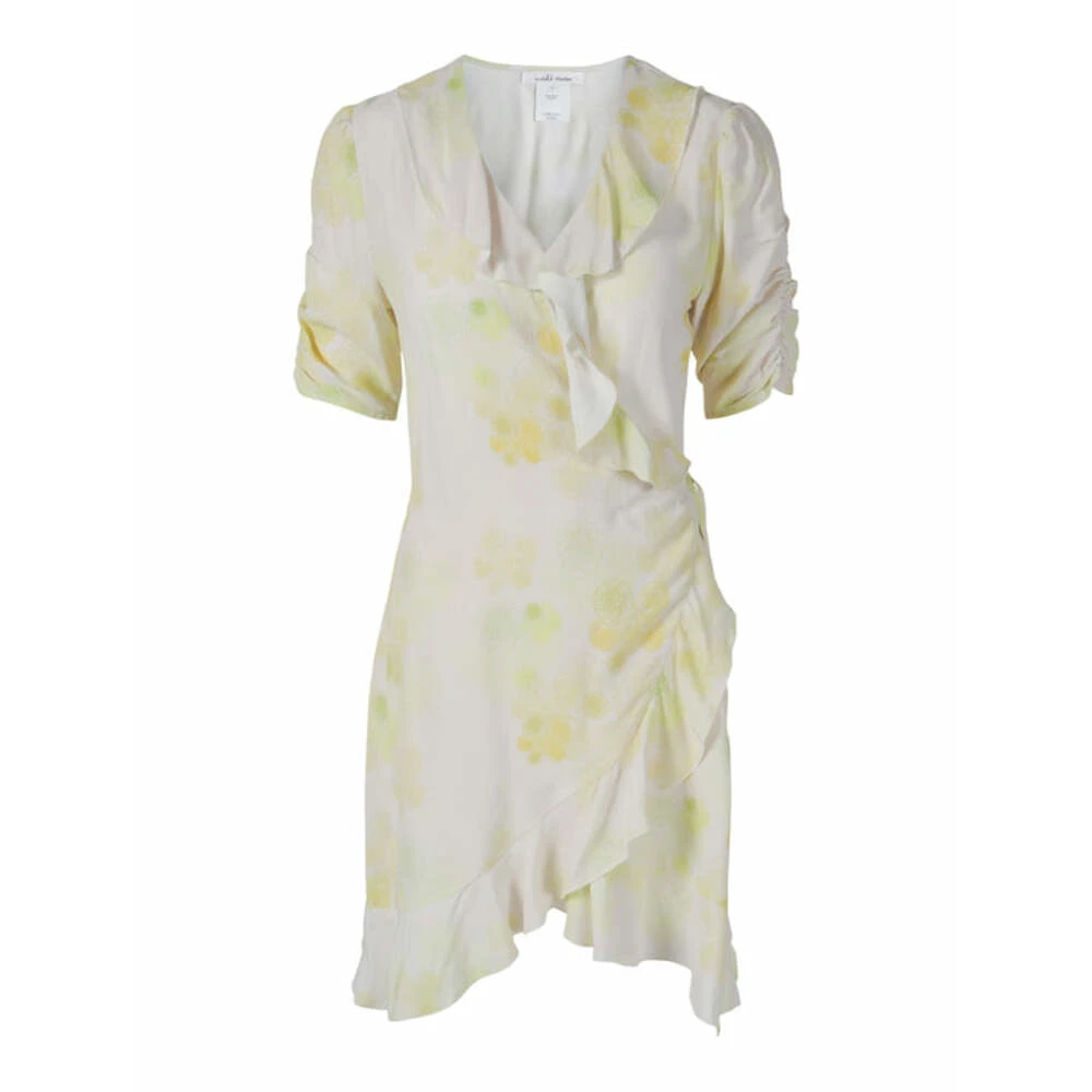Untold Stories Athilda Wrap Dress Yellow 3 Untold Stories Athilda Wrap Dress Yellow - Bilde 3