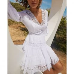 Charo Ruiz Ibiza Violette Dress White -Tilbud miinto Butikk unnamed file 3240
