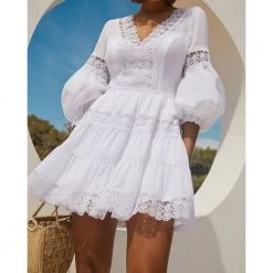 Charo Ruiz Ibiza Violette Dress White -Tilbud miinto Butikk unnamed file 3242