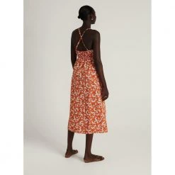 Faithfull The Brand Lalika Midi Dress Red -Tilbud miinto Butikk unnamed file 3246