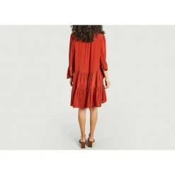 See By Chloé Dress With Ruffled Sleeves Red -Tilbud miinto Butikk unnamed file 3302