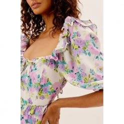 For Love & Lemons Imogen Mini Dress Pink