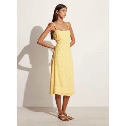 Faithfull The Brand Jaibas Midi Dress Yellow -Tilbud miinto Butikk unnamed file 3317