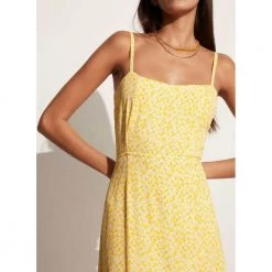 Faithfull The Brand Jaibas Midi Dress Yellow -Tilbud miinto Butikk unnamed file 3318