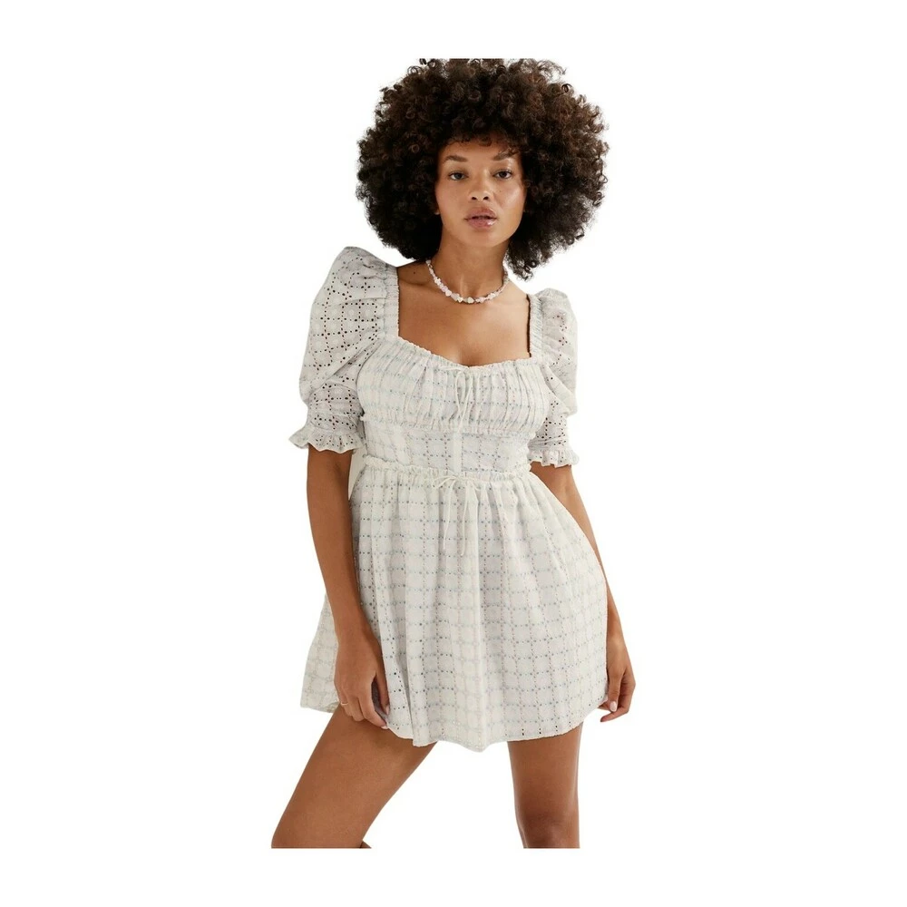 For Love & Lemons Libby Mini Dress White 1 For Love & Lemons Libby Mini Dress White