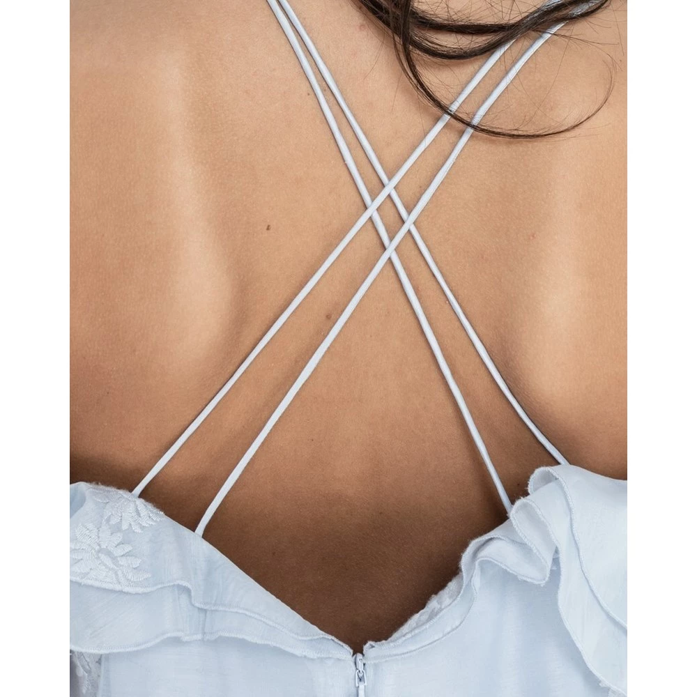 FWSS Bare En Jente Organza Kjoler Blue 2 FWSS Bare En Jente Organza Kjoler Blue - Bilde 2