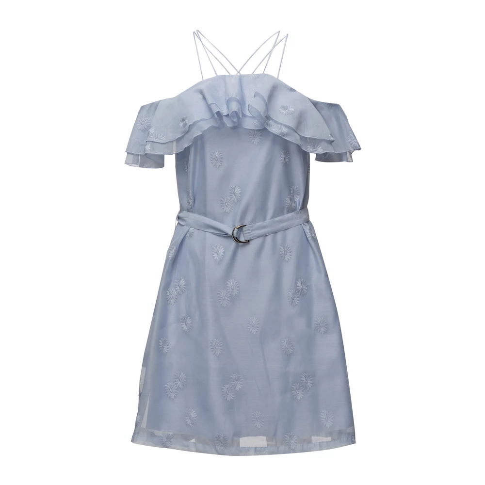 FWSS Bare En Jente Organza Kjoler Blue 4 FWSS Bare En Jente Organza Kjoler Blue - Bilde 4