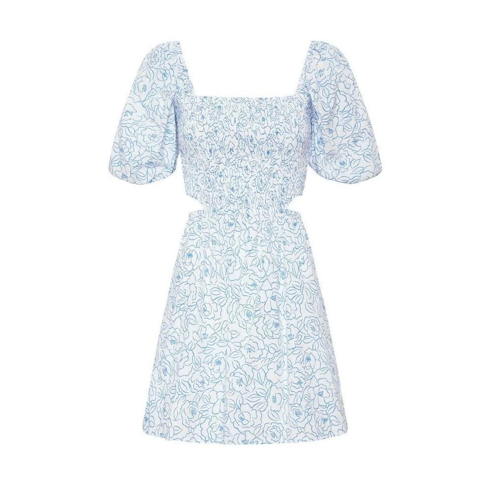 Faithfull The Brand Vendita Mini Dress Blue 2 Faithfull The Brand Vendita Mini Dress Blue - Bilde 2