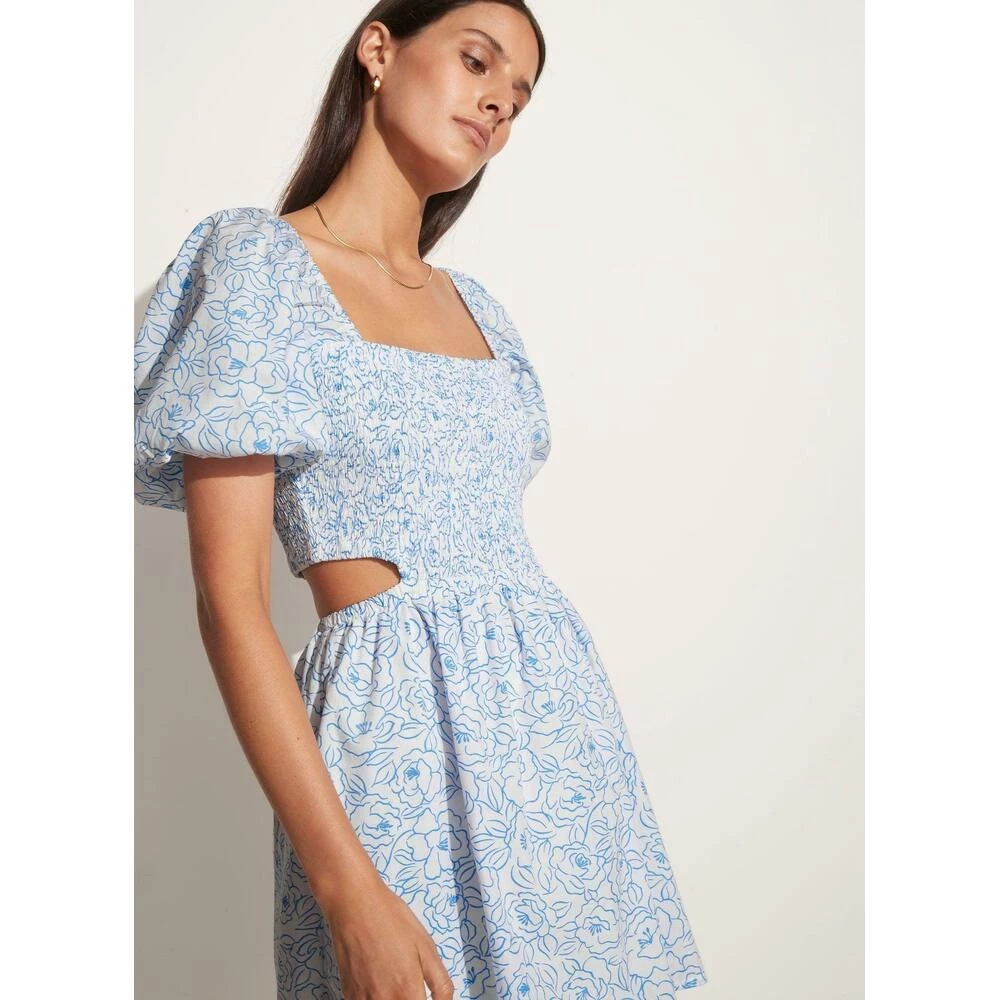 Faithfull The Brand Vendita Mini Dress Blue 3 Faithfull The Brand Vendita Mini Dress Blue - Bilde 3
