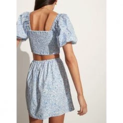 Faithfull The Brand Vendita Mini Dress Blue 9 Faithfull The Brand Vendita Mini Dress Blue -Tilbud miinto Butikk unnamed file 3450