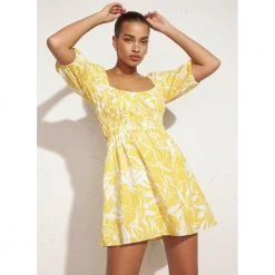 Faithfull The Brand Marinelli Mini Dress Yellow -Tilbud miinto Butikk unnamed file 3458