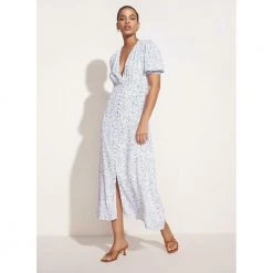 Faithfull The Brand Bellavista Midi Dress Blue -Tilbud miinto Butikk unnamed file 3506
