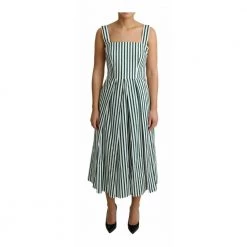 Dolce & Gabbana A-Line Dress Green