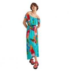 Desigual Summer Dresses Green