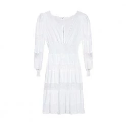 Dolce & Gabbana V-neck Dress White