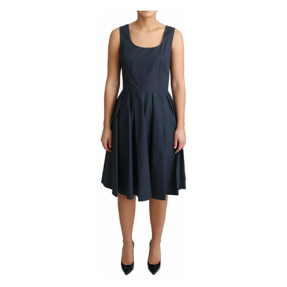 Dolce & Gabbana A-Line Dress Blue 1 Dolce & Gabbana A-Line Dress Blue