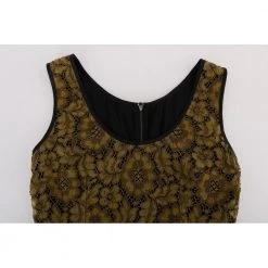 Dolce & Gabbana Floral Lace Short Mini Shift Kjole Yellow -Tilbud miinto Butikk unnamed file 3595