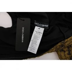 Dolce & Gabbana Floral Lace Short Mini Shift Kjole Yellow -Tilbud miinto Butikk unnamed file 3600