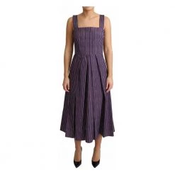 Dolce & Gabbana A-Line Stretch Dress Purple -Tilbud miinto Butikk unnamed file 3609