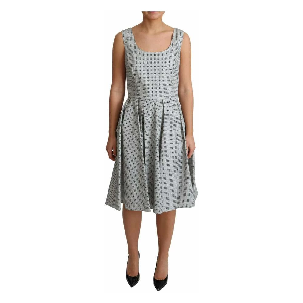 Dolce & Gabbana A-Line Dress Gray 1 Dolce & Gabbana A-Line Dress Gray