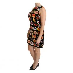 Dolce & Gabbana Desserts Shift Mini Dress Black -Tilbud miinto Butikk unnamed file 3654