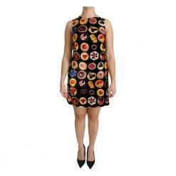 Dolce & Gabbana Desserts Shift Mini Dress Black -Tilbud miinto Butikk unnamed file 3656