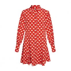 Kate Spade Collared Dress Red