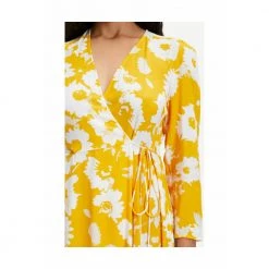 Lyseoransje Samsøe Samsøe Janine Dress Aop Orange -Tilbud miinto Butikk unnamed file 3682