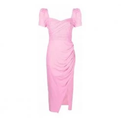 Self Portrait MIDI DRESS Pink