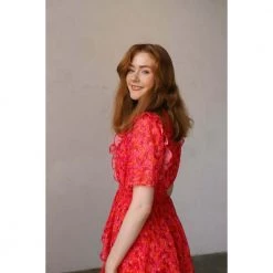 Hale Bob Elsie Dress Red