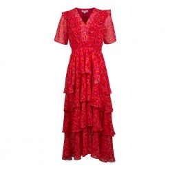 Hale Bob Elsie Dress Red -Tilbud miinto Butikk unnamed file 415