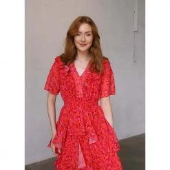 Hale Bob Elsie Dress Red -Tilbud miinto Butikk unnamed file 416