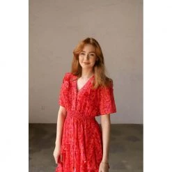 Hale Bob Elsie Dress Red -Tilbud miinto Butikk unnamed file 419