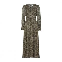 Brun Pia Tjelta Holly Animalier Kjole Brown -Tilbud miinto Butikk unnamed file 427