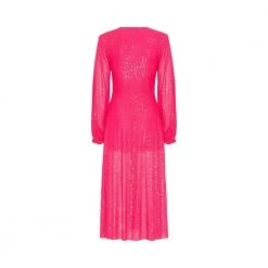 ROTATE Birger Christensen Sequin Long-sleeved Dress Pink -Tilbud miinto Butikk unnamed file 46
