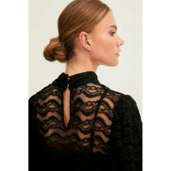 PULZ Jeans Sort Pulz Eja Blondekjole Kjole Black -Tilbud miinto Butikk unnamed file 475