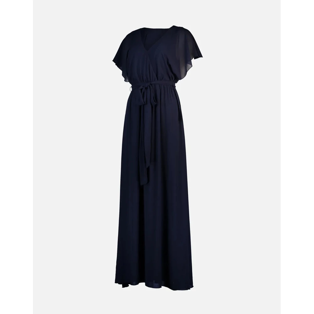 Burgunder Floyd By Smith Wendy Uni Lang Chiffon Kjole Blue 1 Burgunder Floyd By Smith Wendy Uni Lang Chiffon Kjole Blue