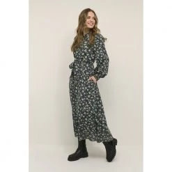 Black Kaffe Kaflorina Shirt Dress Dresses Black