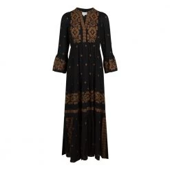 Hale Bob Long Dress Black