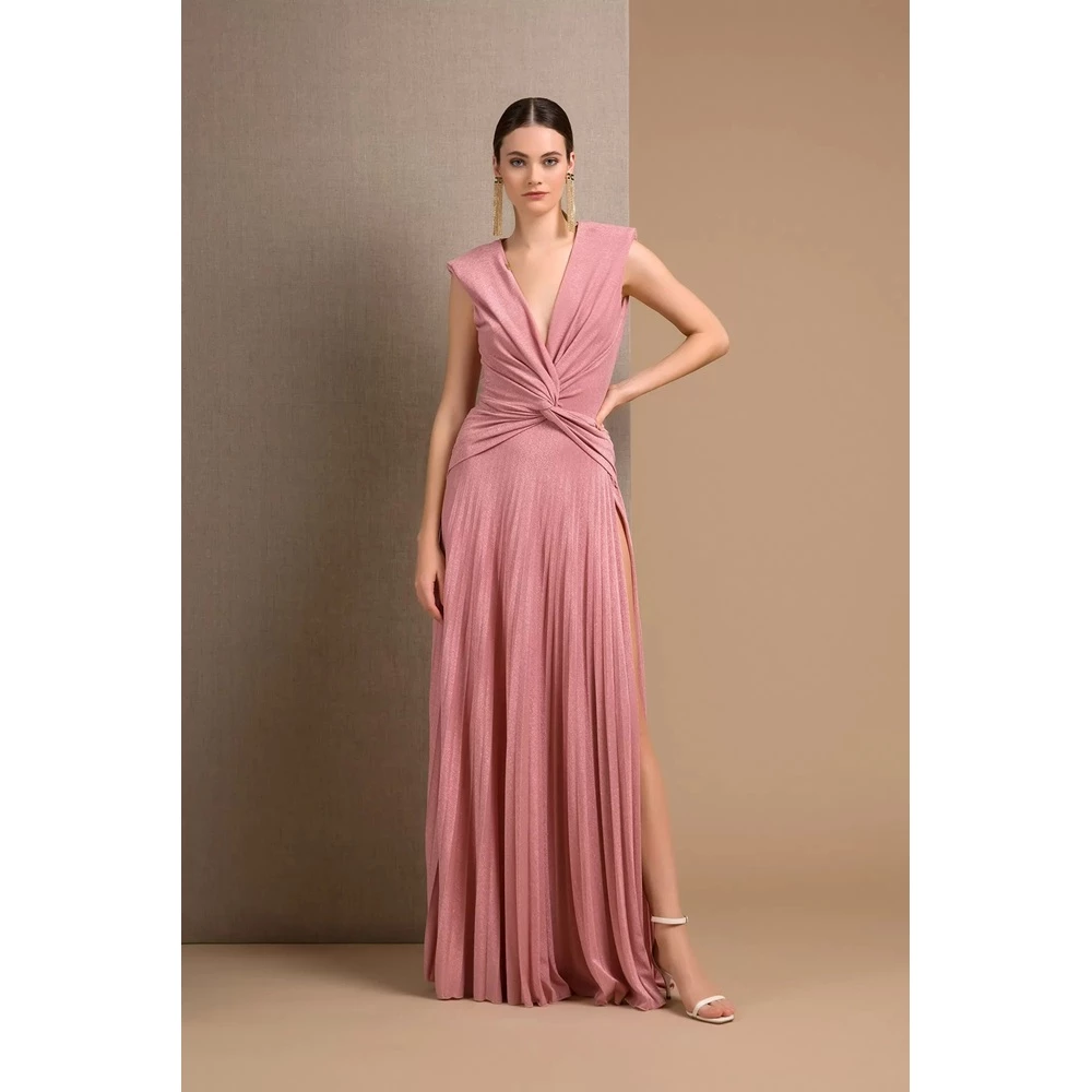 Elisabetta Franchi Maxi Dresses Pink 2 Elisabetta Franchi Maxi Dresses Pink - Bilde 2