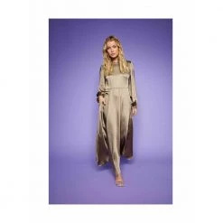 Line Of Oslo Satin Dress Brown -Tilbud miinto Butikk unnamed file 66