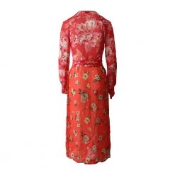 The Attico Beatriz Floral Print Maxi Dress Red -Tilbud miinto Butikk unnamed file 715