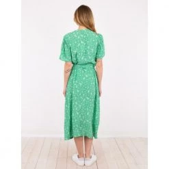 Neo Noir Soft Green Lane Shade Flower Dress Green -Tilbud miinto Butikk unnamed file 724