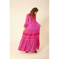 Cerise Hale Bob Cerise Marja Long Dress Kjoler Pink