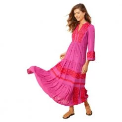 Cerise Hale Bob Cerise Marja Long Dress Kjoler Pink -Tilbud miinto Butikk unnamed file 762